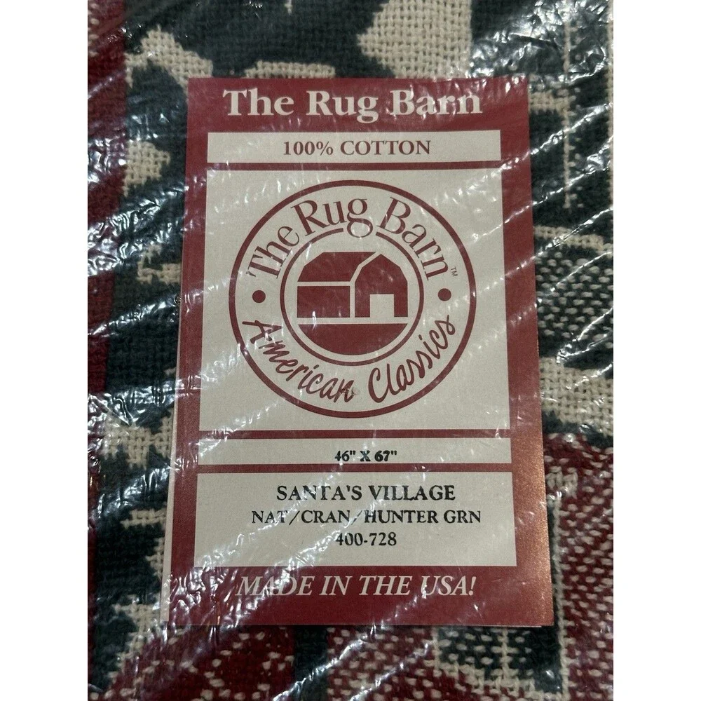 Vintage The Rug Barn Santa’s Village 46
